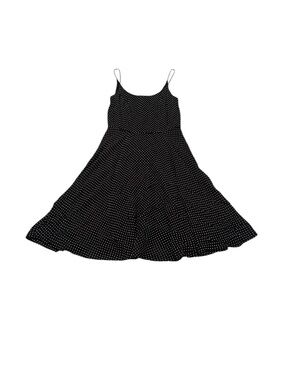 Vintage Moda International Fit & Flare Polka Dot Black Feminine 90s Coquette